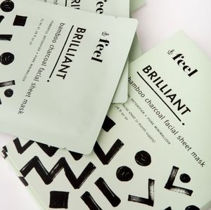 BRILLIANT

BAMBOO CHARCOAL FACIAL SHEET MASK